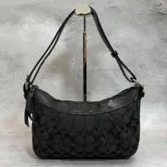 COACH Y2K SOHO Signature Hobo Bag Black
