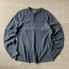 y2k DISCUS サーマルロンT ヘンリーネック ラグラン ツートーン 新品 