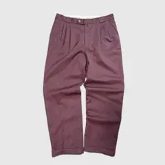 希少 80s 90s Euro Vintage GUTOS 3タック トラウザー