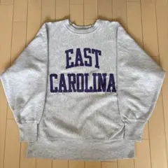 champion リバースウィーブ　90s USA製 刺繍タグ　L 紫プリント