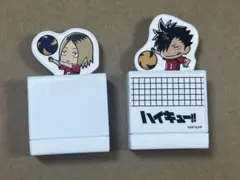 ハイキュー　黒尾鉄朗　孤爪研磨　すき家コラボ　すきすきセット　名言スタンプ