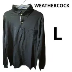 WEATHERCOCK by McGREGOR 長袖ポロシャツ L 黒 ポケットのサムネイル