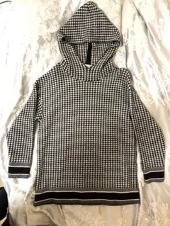 【美品】Christian Diorハウンドトゥース柄 カシミヤニットパーカーのサムネイル