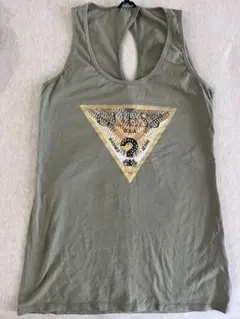 GUESS レディース タンクトップ カーキ Mサイズのサムネイル