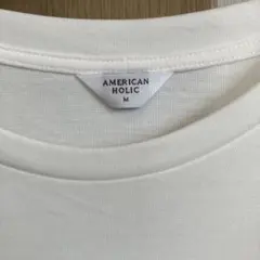 AMERICAN HOLIC ホワイト 長袖 カットソーM