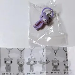 いたずらぐまグルーミー マスコットチャーム　グル〜ミ〜 めじるし 立ちパープル②