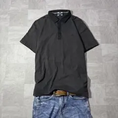 Burberry Black Polo Shirt y2k Nova Checkのサムネイル