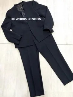 【美品】HK WORKS LONDONネイビー スーツ　セレモニー　ビジネス