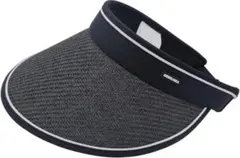 ⭐️新品⭐️サンバイザー UVカット ブラック レディース　紫外線対策　小顔