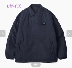 ENNOY PADDED NYLON COACH JACKET（NAVY)L