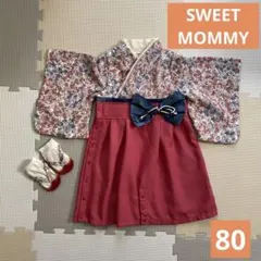 【セット売り】SWEET MOMMY ベビー袴・草履風ソックス・ヘアバンド