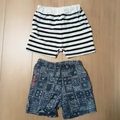 80cm ベビー 半ズボン 2枚セット