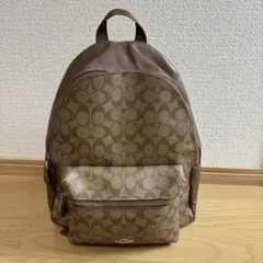 コーチ Coach バックパック ベージュ 中古 リュックサックのサムネイル