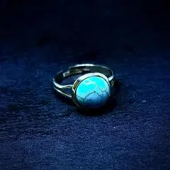ターコイズリング シルバー 指輪 メンズ レディース