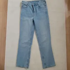 ハイウエストストレートデニム UK6