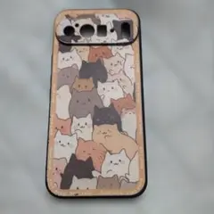 Pixel9proXL 猫柄 スマートフォンケース