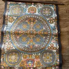 希少一点物 バリ島 寺院伝来 手描き イダーイダー 200cm ワヤン 伝統