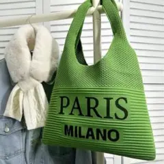 韓国　PARIS MILANO メッシュショルダーバッグ