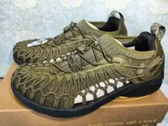 新品未使用KEENシューズ /オリーブ25.5cm