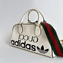 didas x Gucci レザースモールショルダーバッグ 定価25万円証明有 