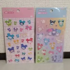 即日発送 公式 サンスター TWICE×サンリオコラボ 透明シートシール2種類