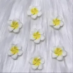 コメ専 プルメリア ハイビスカス 3点セット ギャルネイル デカパーツデコパーツ