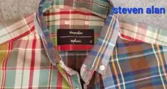 steven alanボタンダウンシャツ