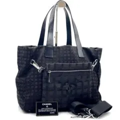 【美品】CHANEL ニュートラベルライン トートバッグ 2way ショルダー