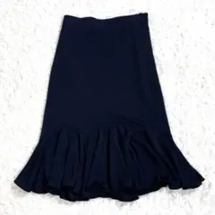 ラルフローレン マーメイドスカート ひざ丈 ストレッチ ネイビー XSのサムネイル