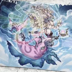 【新品】遊戯王 遊戯王の日 影霊翼騎 ウェンディクルフ プレイマットのサムネイル