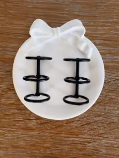 A6サイズ バインダー用リング2点セット ブラック