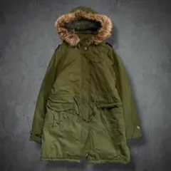 00s ファー ボア ミリタリー モッズコート y2k 平成ギャル グランジ