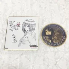 【進撃の巨人】ミカサ・アッカーマン 色紙 ステッカー
