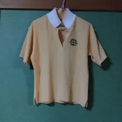 Munsingwear レディース ゴルフシャツ 半袖 イエローのサムネイル