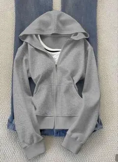 【画像2枚】SHEIN グレー パーカー