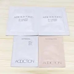 アディクション クレンジング 下地 ファンデーション サンプル4点セット