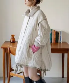 Kastane キルティングリバーシブルコート