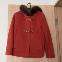 any SiS ファー付き ウールコート オレンジのサムネイル
