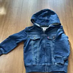 Levi's デニムブルー フード付きパーカー 24M