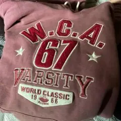 W.C.A. 67 VARSITY スウェットパーカー Lサイズ