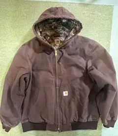 Carhartt ブラウン フード付きジャケット Lサイズ