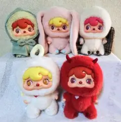 正規品 PoukaPouka ぬいぐるみ セミコンプ 5種 天使 悪魔 うさぎ 正規品 PoukaPouka ぬいぐるみ セミコンプ 5種 天使 悪魔 うさぎ