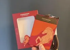 スターバックス海外限定 午年パスケース 馬 干支グッズ 新品