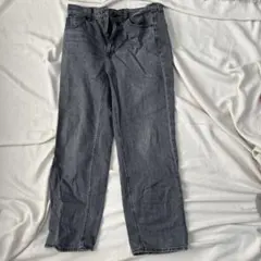 GU グレー デニムパンツ