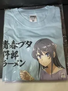 青春ブタ野郎ラーメン 青ブタ 映画公開記念コラボTシャツ L - メルカリ