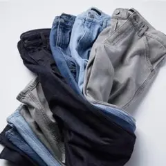 UNIQLO ワイドフィットジーンズ 2本セット