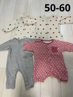 ベビー服 50～60 長袖 女の子 まとめ売り