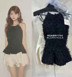 LF4638ブラウンローブドフルールキャバドレスAngelRIRMA - メルカリ