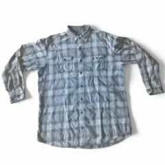 00s チェック柄フランネルシャツ オーバーサイズ