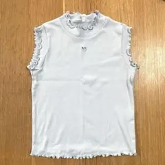 GU ノースリーブ タンクトップ ライトブルー 130cmのサムネイル